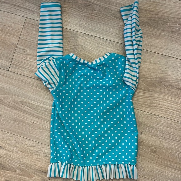 Ruffle Butts Swim Top 4t - Picture 2 of 3